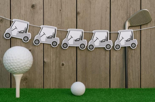 Golf Banner Golf Cart Garland Banner, Golf Party Supplies, Golfing Birthday Decoration, Golf Cart Birthday, Golf Banner, Golfing Party Décor