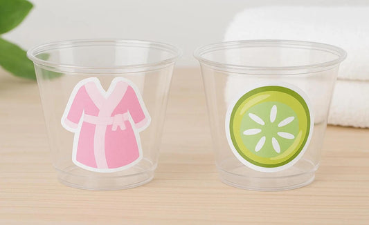 SPA PARTY CUPS - Spa Party Decorations Spa Party Supplies Spa Party Supplies Spa Birthday Party Spa Day Party Spa Day Birthday Spa Parties