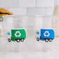 GARBAGE TRUCK PARTY Cups - Garbage Truck Treat Cups Garbage Truck Party Favors Garbage Truck Birthday Favors Trash Garbage Birthday Recycle