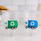 GARBAGE TRUCK PARTY Cups - Garbage Truck Treat Cups Garbage Truck Party Favors Garbage Truck Birthday Favors Trash Garbage Birthday Recycle