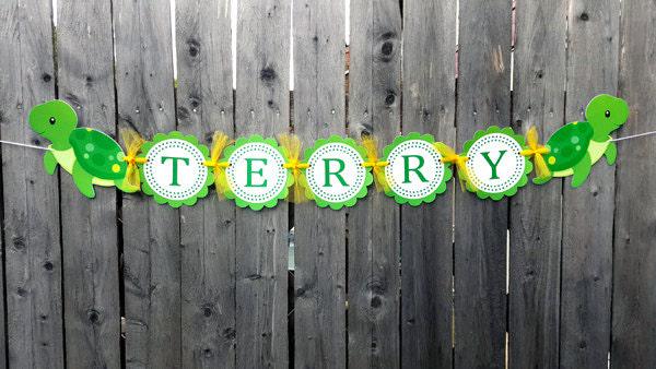 Turtle Cupcake Toppers - Turtle Birthday - Turtle Baby Shower - Under The Sea Cupcake Toppers - Boy Turtle