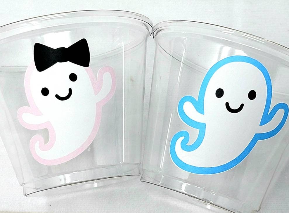 HALLOWEEN PARTY CUPS - Ghost Cups Halloween Decorations Halloween Birthday Halloween Party Candy Cups Treat Cups Cute Ghost Party Cups