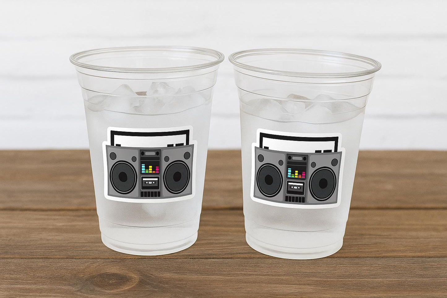 BOOMBOX PARTY CUPS -I Love the 80'S Party Cups 80s Birthday Cups 80's Party Cups 80's Decorations Birthday Party Decorations 80s 90s Boombox