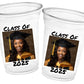 Custom Graduation Cups Custom Plastic Cups Personalized Photo Graduation Cups Custom Grad Photo Cups 2025 Graduation Party Cups Grad Favors