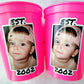 Custom Plastic Party Cups Personalized Party Cups Personalized 30th Birthday Cups Vintage 30th Cups 1995 Custom Face Party Cups Decorations