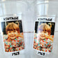 Custom Photo Cups 16oz | Personalized Plastic Party Cups with Text & Picture | Face Cups Birthday Favors | Vintage Year Est Cups Decorations