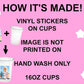 Custom Photo Cups 16oz | Personalized Plastic Party Cups with Text & Picture | Face Cups Birthday Favors | Vintage Year Est Cups Decorations