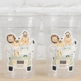 SAFARI PARTY CUPS - Safari Birthday Cups Safari Birthday Safari Party Safari Decorations Safari Baby Shower Safari Favors Jungle Party Cups