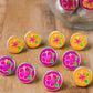 180 - LUAU PARTY STICKERS Luau Candy Wrapper Stickers Luau Party Favors Luau Birthday Stickers Hibiscus Party Favor Stickers for Mini Candy