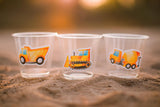 CONSTRUCTION PARTY CUPS - Construction Cups Construction Truck Cups Construction Birthday Construction Party Construction Decorations Dig In