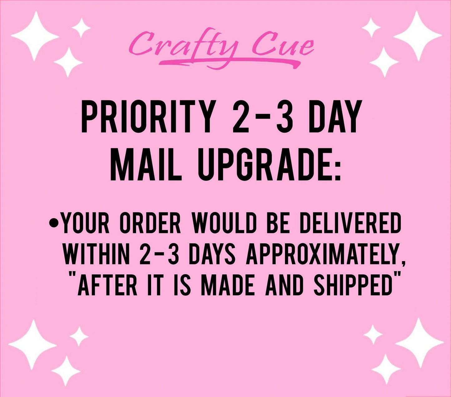 PRIORITY MAIL UPGRADE