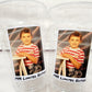 Custom Plastic Cups With Picture Personalized 40th Birthday Cups Vintage 40th Birthday Party Custom Text Custom Face Cups Decorations 21st