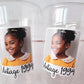 Custom Plastic Party Cups Personalized Party Cups Personalized 40th Birthday Cups Vintage 40th Cups Custom Face Party Cups Decorations