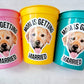 Personalized Dog Face Cups, Mom is Getting Married Cups, Bachelorette Party Favors, Bachelorette Party Games, Dog Face Bachelorette Cups Pet