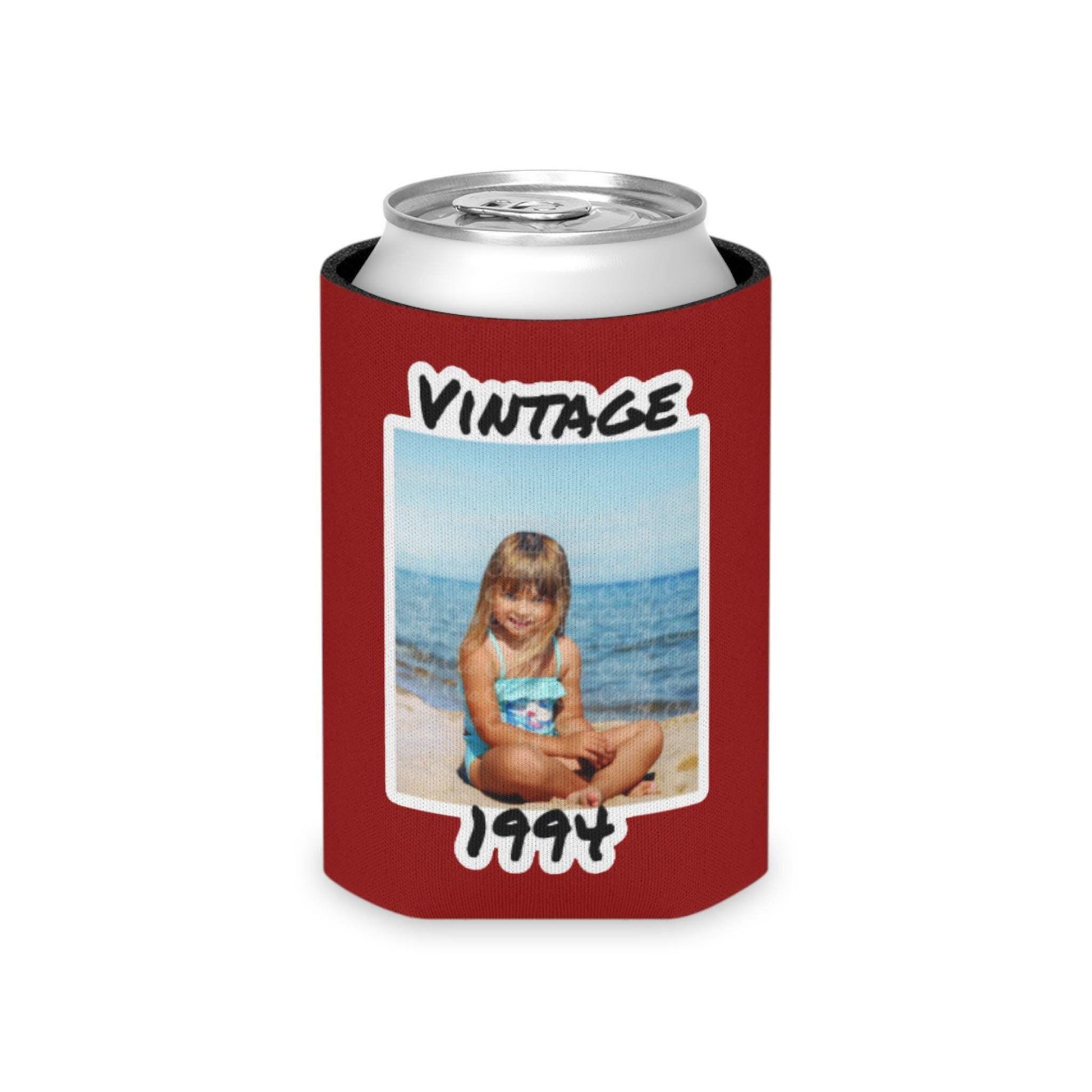 Personalized Can Cooler, Can Cooler, Custom Picture Can Cooler, Bachelorette Party Favors, Custom Birthday Favor, Custom Face, Slim Can