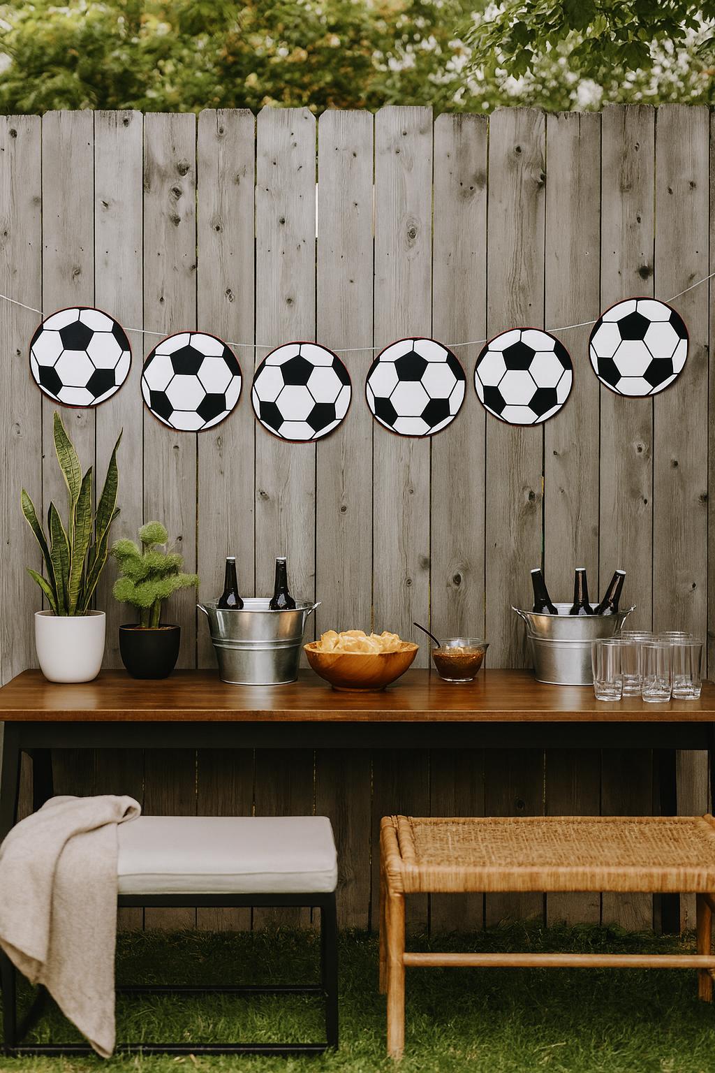 Soccer Banner, Soccer Garland, Sports Banner, Sports Garland, Soccer Baby Shower, Soccer birthday, Photo Prop (219171208A)