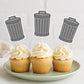 Trash Can Cupcake Toppers, Garbage Can Cupcake Toppers 122917218P