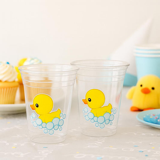 DUCK PARTY CUPS - Duck Birthday Duck Party Duck Baby Shower Duck Party Cups Duck Decorations Duck Cups Ducky Party Cups Rubber Ducky Cups
