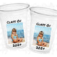 Custom Graduation Cups Custom Plastic Cups Personalized Photo Graduation Cups Custom Grad Photo Cups 2025 Graduation Party Cups Grad Favors