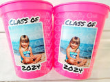 Custom GRADUATION Cups Personalized Graduation Cups 2024 Graduation Party Cups Graduation Party Favors PRE-K Kindergarten 1st Grade Seniors