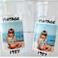 Custom Plastic Party Cups Personalized Party Cups Personalized 70th Birthday Cups Vintage 70th Cups 1955 Custom Face Party Cups Decorations