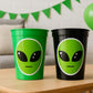 ALIEN PARTY CUPS -Alien Cups Alien Birthday Alien Party Alien Party Decorations Alien Party Supplies Ufo Party Cup Spaceship Cup Space Party