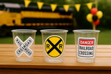 Train Cups, Train Party Favors, Train Birthday Favors, Train Party Cups, Train Birthday Decorations, Train Party Supplies
