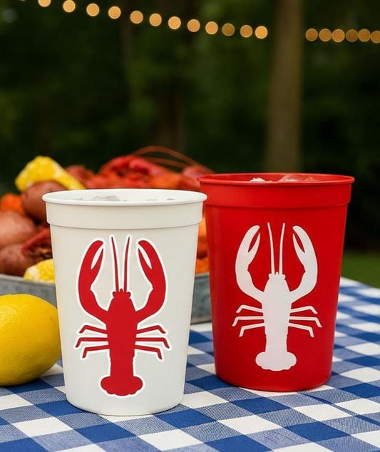 Crawfish Party Cups Crawfish Boil Cups Crawfish Birthday Crawfish Boil Decorations Crawfish Party Favors Crayfish Crawfish Boil Party Cups