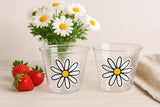 DAISY PARTY CUPS - Daisy Cups 70S Party cups 70s Birthday Cups 70's Party Cups 70's Decorations 70's Birthday Party 70's Decorations