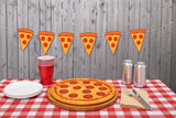 Pizza Garland, Pizza Banner, Pizza Party Banner, Pizza Party Decorations, Pizza Party Sign