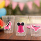 LINGERIE PARTY CUPS - Bachelorette Party Cups Girls Night Party Cups Bridal Shower Cups Lingerie Party Favors Bachelorette Party Favors Cups