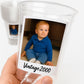 Custom Photo Cups 16oz Personalized Plastic Cups with Text for Parties Events Birthday Supplies Decorations Vintage Est Year Face Picture