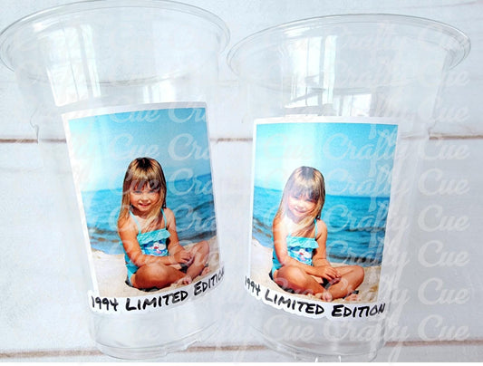 Custom Party Cups Personalized Party Cups Birthday Cups Custom Personalized Face Cups Birthday Cups Custom Face Cups Birthday Party Favors