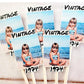 Custom Year Birthday Cupcake Toppers, Personalized 50th Birthday Cupcake Toppers, Vintage 1975, Birthday Decorations, Photo Cupcake Toppers