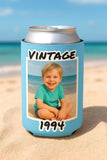 Personalized Can Cooler, Photo Can Cooler, Custom Picture Can Cooler, Bachelorette Party Favors, Custom Birthday Favor, Party Decor, Picture