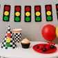Traffic Light Garland, Traffic Light Banner, Racing Birthday Banner, Race CAR Birthday Garland, Traffic Light, Stop Light Banner