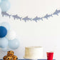 Shark Banner, Shark Garland, Space Banner, Space Garland, Shark Party