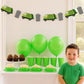 Garbage Truck Garland, Construction Garland, Garbage Truck Banner, Garbage Truck Birthday Banner, Garbage Birthday Party Supplies, Recycle