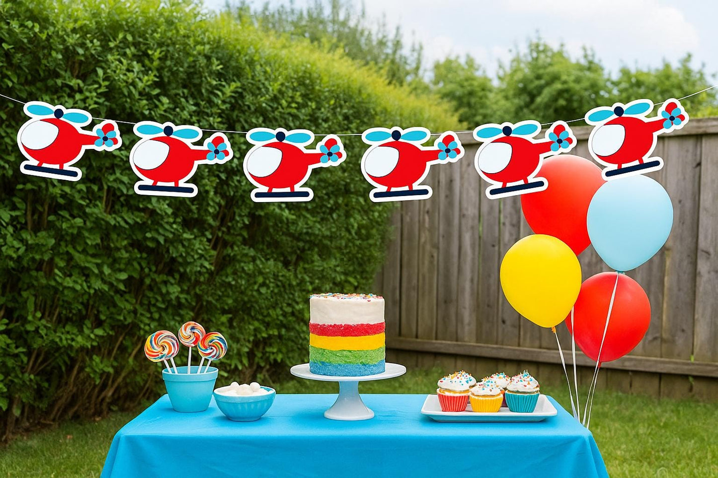 HELICOPTER Garland, Helicopter Garland, Helicopter Banner, Helicopter Birthday, Helicopter Party, Helicopter Decorations - 823201028A