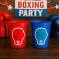 BOXING PARTY CUPS - Boxing Birthday Party Boxing Party Favors Boxer Party Boxer Birthday Decorations Boxer Cups Boxing Cup Boxing Glove Cups