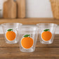 ORANGE PARTY CUPS - Orange Baby Shower Cups A Little Is On The Way Orange Baby Shower Decorations Orange Baby Shower Favors Little Oranges