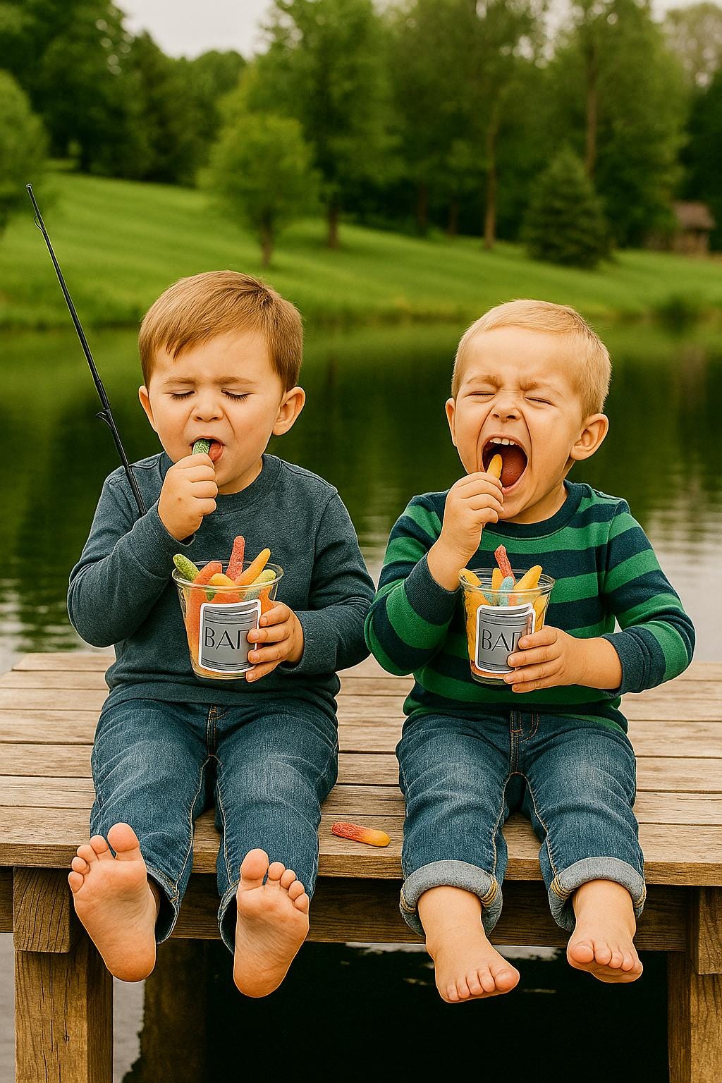 FISHING PARTY CUPS - Gone Fishing Party Fishing Party Favors Fishing Bobber Decorations Fishing Birthday Fishing Party Bait Bobber Fish Cups