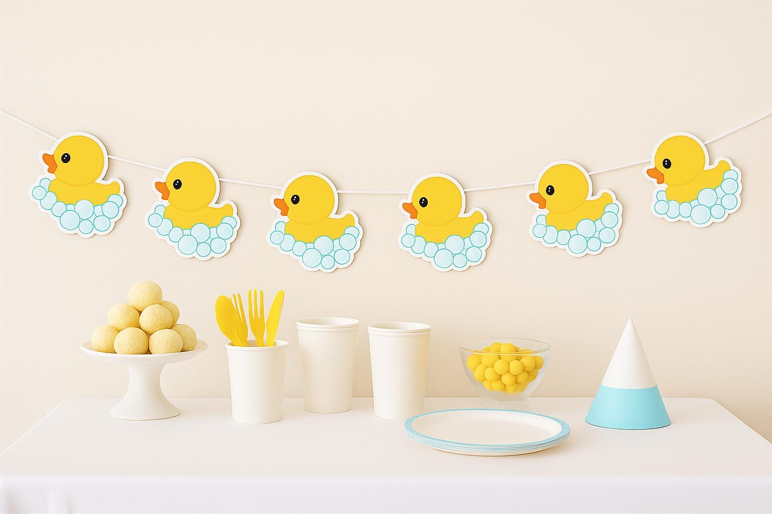 Rubber Duck Banner, Rubber Duck Garland, Rubber Duck Decorations, Rubber Duck Baby Shower, Rubber Duck Photo Prop, Rubber Duck Birthday