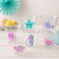 UNDER THE SEA Party Cups - Pink Under the Sea Birthday Under the Sea Party Crab Cups Octopus Cups Whale Cups, Ocean Birthday Ocean Party Sea