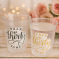 Talk Thirty To Me Cups Talk 30 To Me 30th PARTY CUPS Vintage 30TH Cups Best of 30th Birthday Party 30th Birthday Favors 30th Birthday Thirty