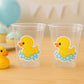 DUCK PARTY CUPS - Duck Birthday Duck Party Duck Baby Shower Duck Party Cups Duck Decorations Duck Cups Ducky Party Cups Rubber Ducky Cups