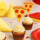 Pizza Cupcake Toppers, Pizza Party Cupcake Toppers, Fast Food Cupcake Toppers, Pizza Birthday Party Decorations, Pizza Party Supplies, Pizza