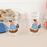 PIRATE PARTY CUPS - Pirate Cups Pirate Birthday Pirate Party Decorations Pirate Birthday Party Pirate Party Supplies Pirate Happy Birthday