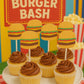 Hamburger Cupcake Toppers, Barbecue Cupcake, Fast Food Cupcake Toppers, Cook Out Cupcake Toppers, Cheeseburger cupcake toppers, Burger Party