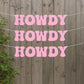 HOWDY BANNER Cowgirl Party Banner Let's Go Girls Banner Cowgirl Birthday Banner Cowgirl Party Banner Decorations Bachelorette Party Banner